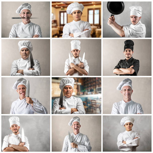 collection of crazy cook - Photo, Image