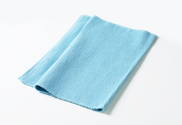 Esterilla de algodón azul
 - Foto, Imagen