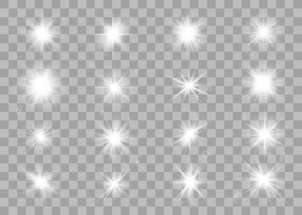 White glowing light - Vector, Image