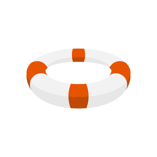 lifebuoy isolated. afloat. Saving life on water - Vector, Image