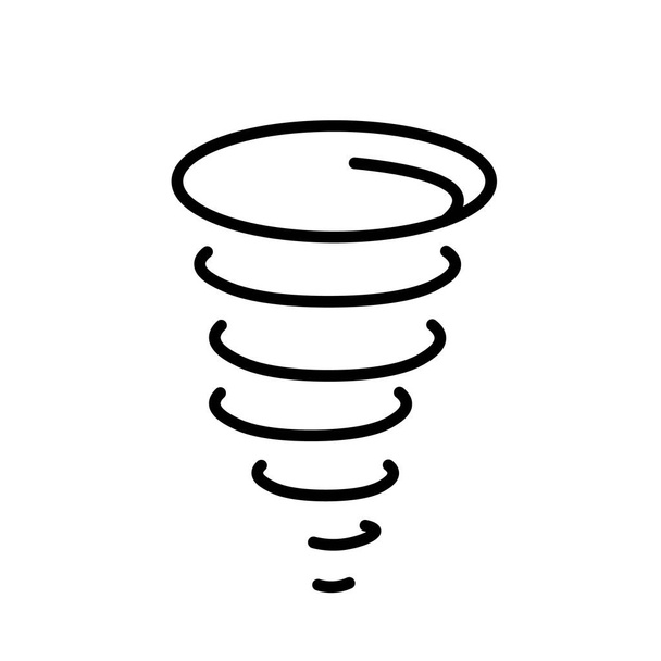 Vecteur d'icône d'ouragan
 - Vecteur, image