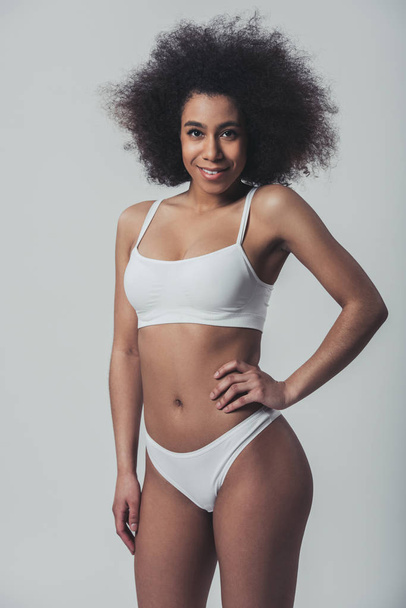Afro American woman in lingerie - Photo, Image