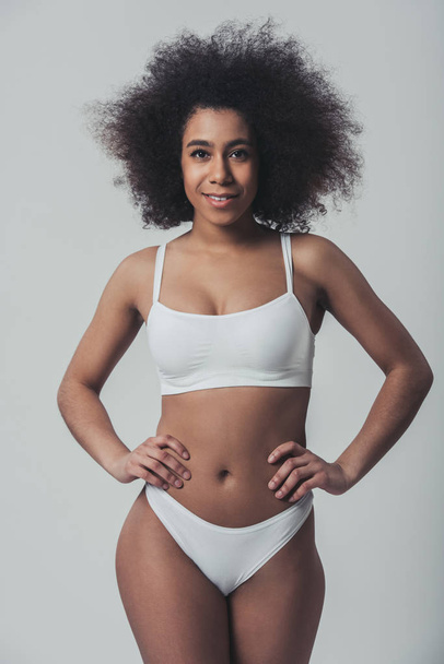 Afro American woman in lingerie - Foto, immagini