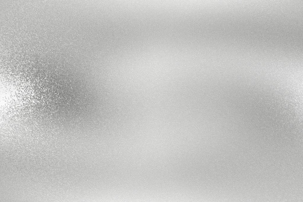 Rasguños en pared de metal plateado, fondo de textura abstracta
 - Foto, Imagen