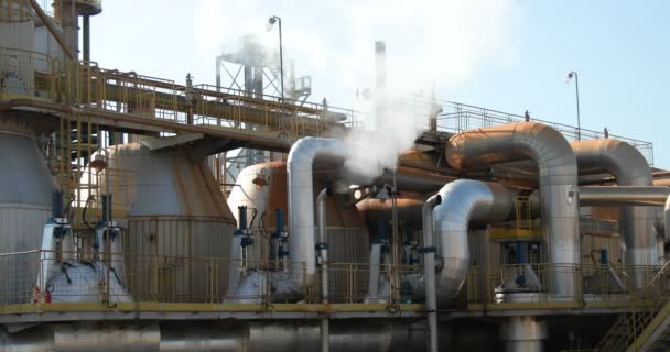 ζάχαρη εργοστάσιο βιομηχανίας γραμμή παραγωγής ζαχαροκάλαμου - Πλάνα, βίντεο
