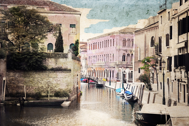 Venise, œuvre d'art en style peinture
 - Photo, image