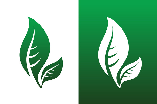 Leaf Pair Icon Vector Illustrations - Vector, Image