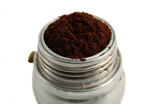 Coffee powder in a coffee machine - Photo, Image