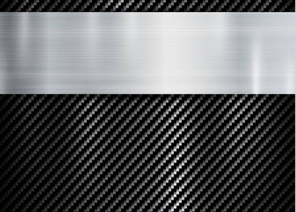 marco metálico abstracto en kevlar de carbono textura patrón tecnología sp
 - Vector, imagen