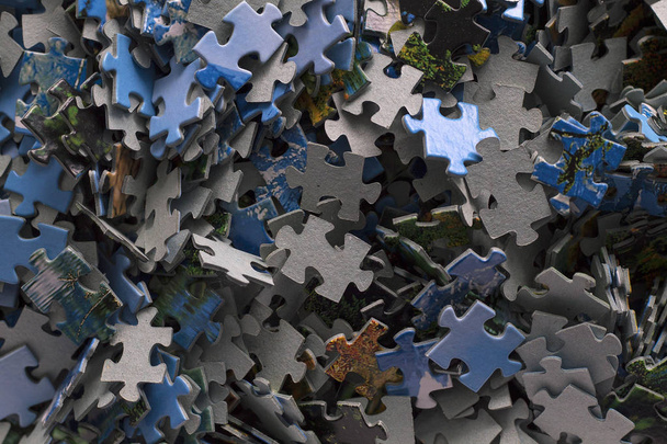 many pieces of puzzle - Фото, изображение