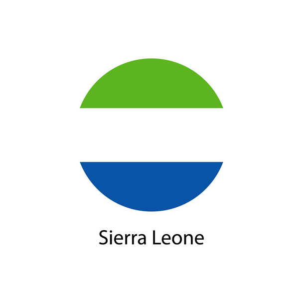 A Sierra Leone zászlaja - Vektor, kép