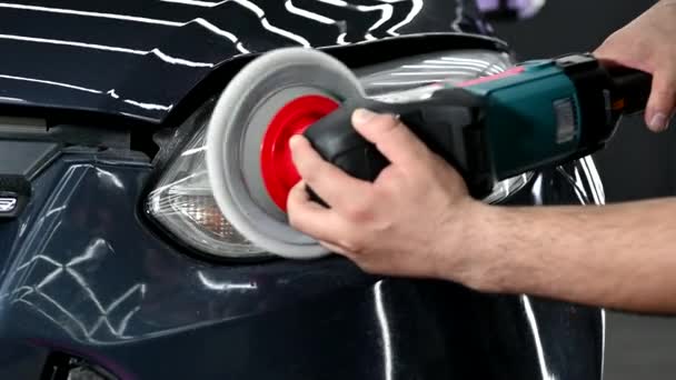 auto polijsten winkel gereedschap blik - Video