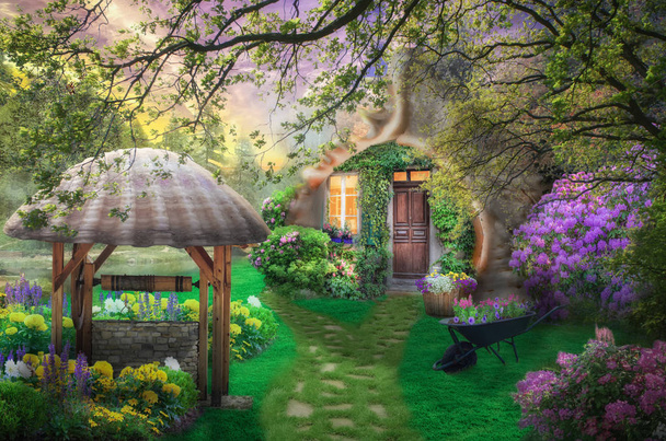 house flower fairy - Photo, Image