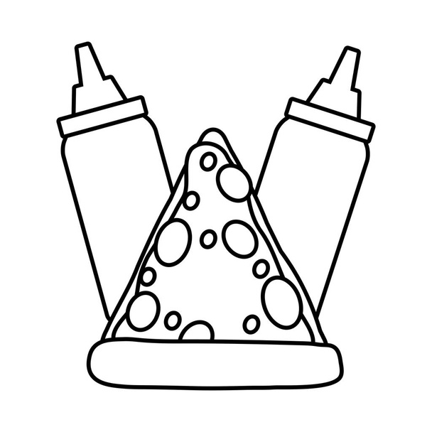 fast food related - Vector, Image