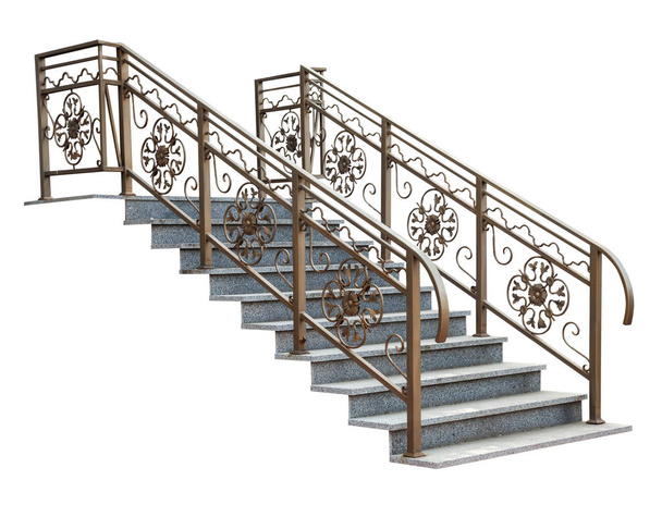 Dantel korkuluklu merdivenler  - Fotoğraf, Görsel