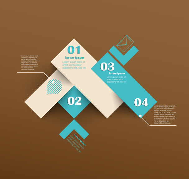 Conceptual vector Design template. infographics element - Vettoriali, immagini