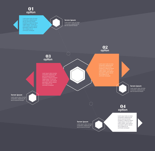 Conceptual vector Design template. infographics element - Διάνυσμα, εικόνα