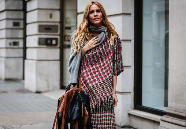 Londra Moda Haftası Streetsytle 16 Şubat 2019 - Fotoğraf, Görsel