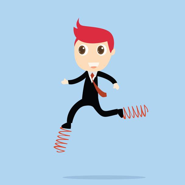 Businessman competition - Vector, Image