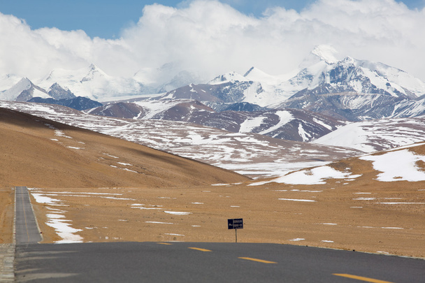 δρόμο της φιλίας στο Θιβέτ - θα Κατμαντού - Φωτογραφία, εικόνα
