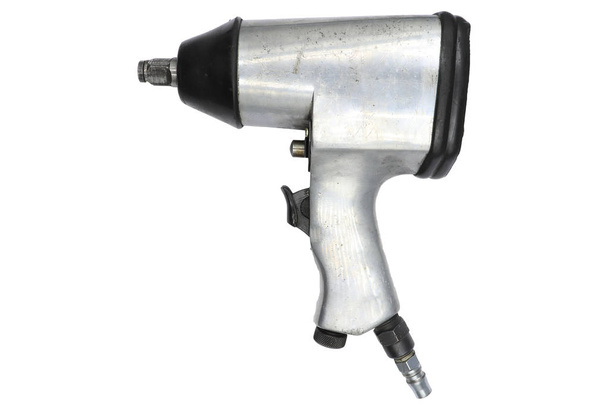 Air Tool for Wheel Bolting and bolts, Pneumatic wrench isolated  - Photo, Image