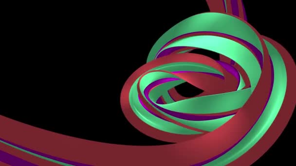 Couleurs douces 3D courbé arc-en-ciel bande caoutchouc guimauve corde bonbons boucle sans couture forme abstraite animation fond nouvelle qualité mouvement universel dynamique animé coloré joyeux vidéo 4k stock footage
 - Séquence, vidéo