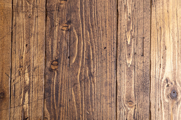 Old wooden texture background. Wooden table or floor. - 写真・画像