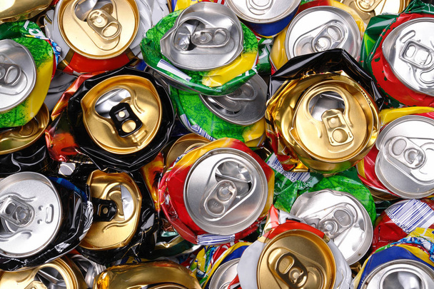 Pressed beer cans - Photo, Image