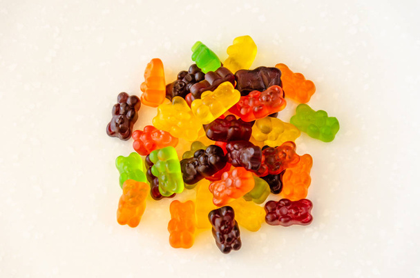 Veelkleurige gelei snoepjes Gummy Bears - Foto, afbeelding
