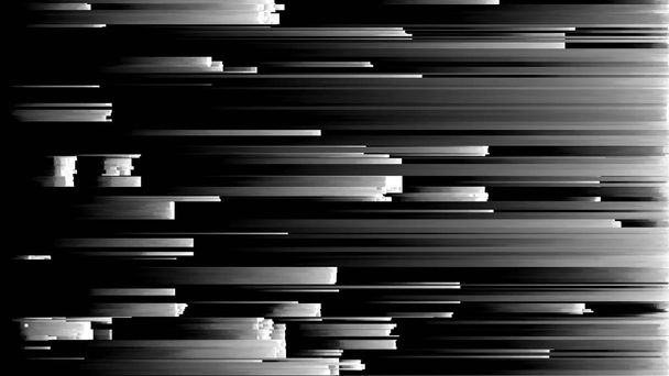 Ilustración abstracta en 3D del efecto de fallo del patrón de clasificación de píxeles. Uso en vídeo de la música, transiciones, difusión, podcast, pantallas led, funcionamiento audiovisual, diseño del juego, lazos de VJ
. - Foto, Imagen