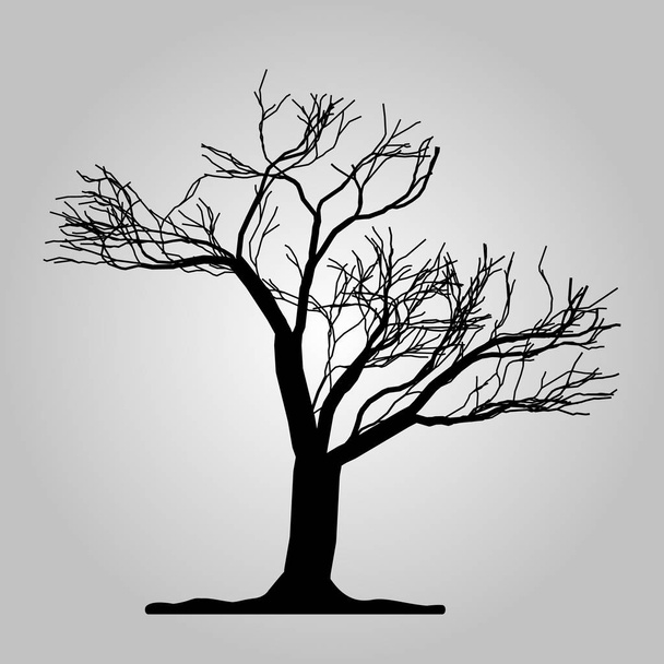 Ikona drzewa. Symbol lasu. Płaski znak internetowy na białym tle. Wektor eps10 - Wektor, obraz