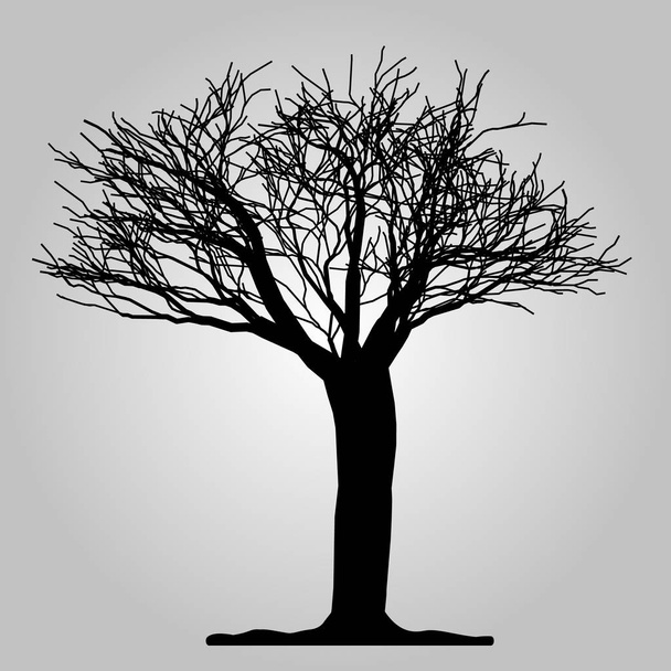 Ikona stromu. Symbol lesa. Prázdné webové znaménko na bílém pozadí. Vector eps10 - Vektor, obrázek