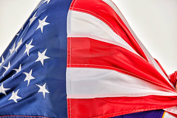アメリカ国旗アメリカの国のシンボル。独立記念日 - 写真・画像