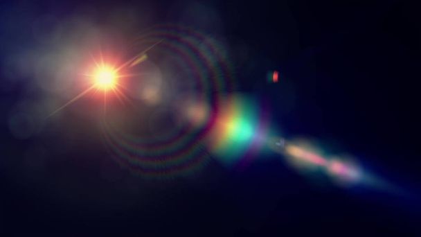 flash lumières optique lentille fusées éclairantes brillant illustration art arrière-plan nouvelle lumière naturelle lampe rayons effet coloré lumineux image stock
 - Photo, image