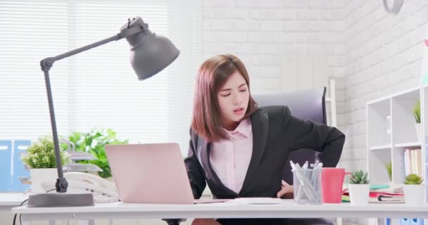Asia businesswoman overwork - Materiał filmowy, wideo