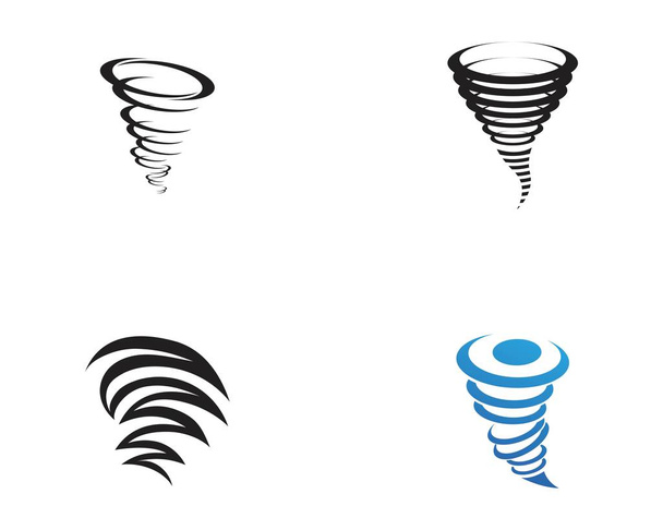 Tornado sembolü vektör illüstrasyon - Vektör, Görsel