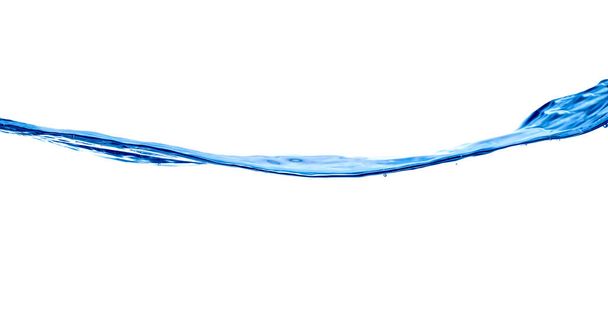kék víz hullám folyékony splash buborék ital - Fotó, kép