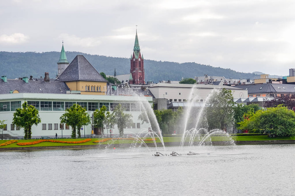 Bergen, Norway, Scandinavia 21. June 2016, Bergen downtown, city - Fotó, kép