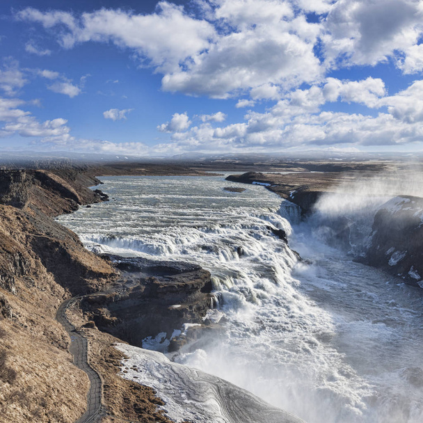 Gullfoss Waterfall, Iceland - Foto, Bild