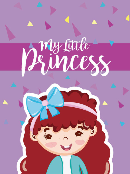 μικρή πριγκίπισσα μου - Διάνυσμα, εικόνα