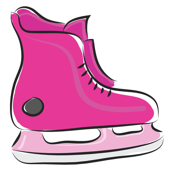 Skates ice illustration vector on white background  - Vector, Image
