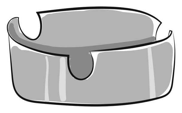 Um cinzento colorido cinzento cinzento vetor ou cor ilustração
 - Vetor, Imagem