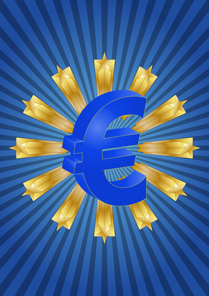 Euro-csillag - Vektor, kép