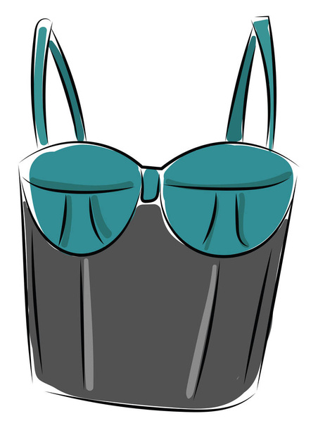 Elegante corset vector ou ilustração de cor
 - Vetor, Imagem