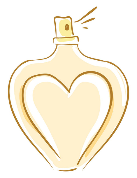 Parfum en vecteur coeur ou illustration couleur
 - Vecteur, image