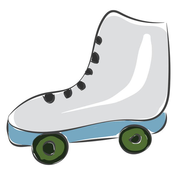 Un espectáculo de patinaje con vector de rodillos o ilustración en color
 - Vector, Imagen