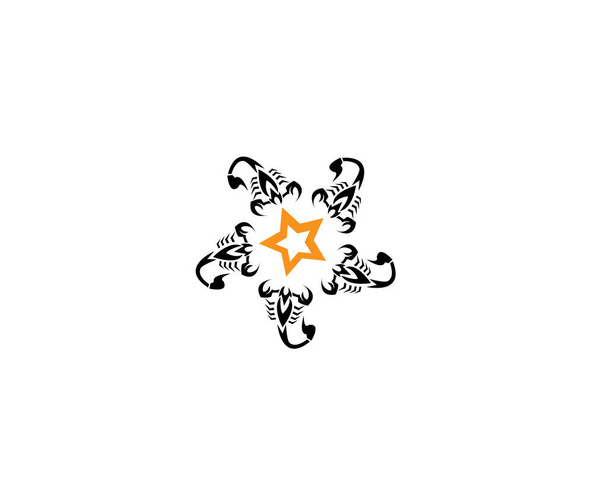 Scorpion pictogram logo ontwerp vector illustratie - Vector, afbeelding