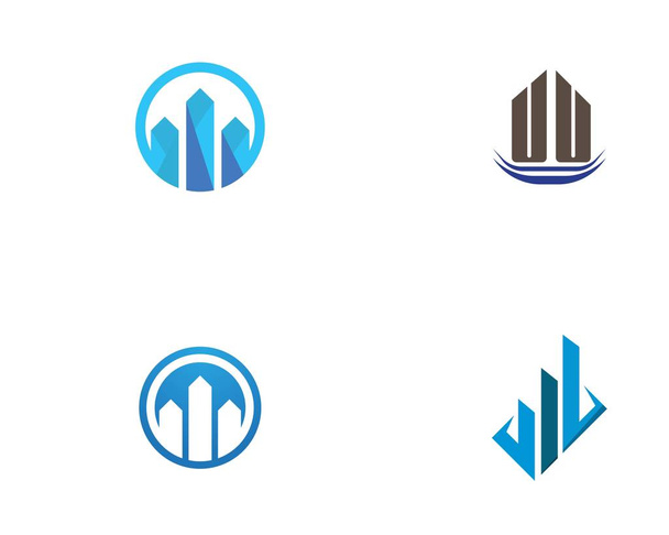 Propriété et construction logo design - Vecteur, image