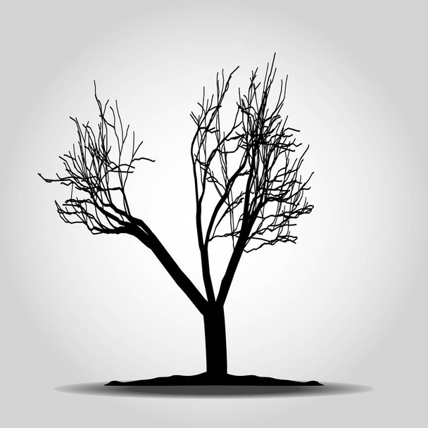 Ikona stromu. Symbol lesa. Prázdné webové znaménko na bílém pozadí. Vector eps10 - Vektor, obrázek