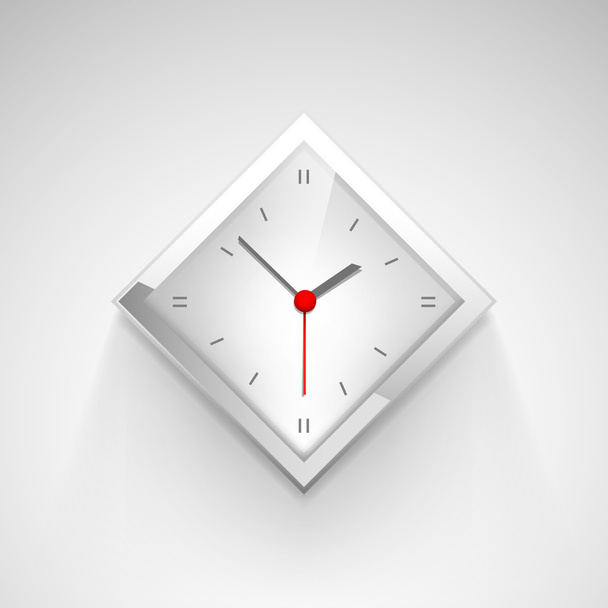 White vector office clock illustrations. - Vector, Image